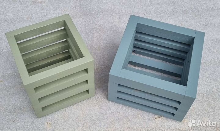 Ящики деревянные декоративные