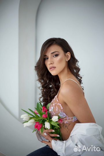 Фотосессия под ключ в студии с визажистом фотодень