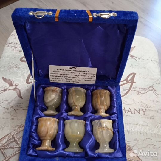 Набор рюмок из оникса