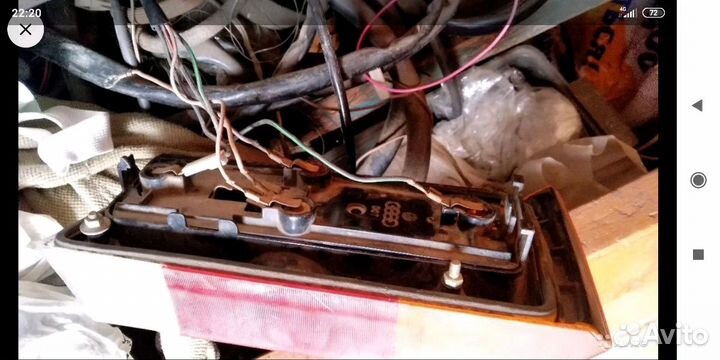 Фонарь задний на Volkswagen Golf1