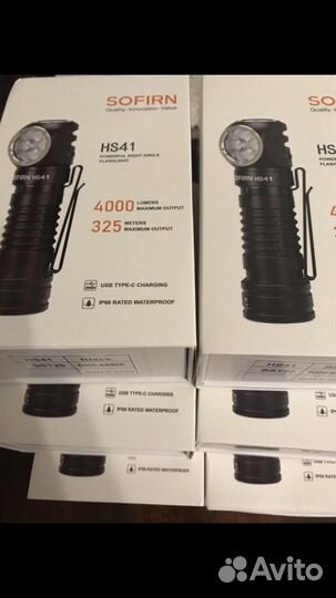 New налобный фонарь Sofirn HS41 5000K 6500K 4000Lm