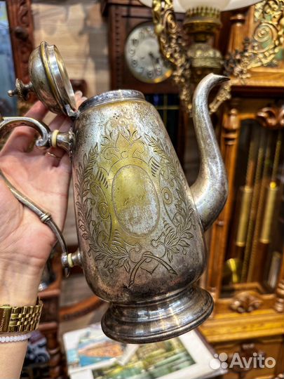 Сервиз кофейный, серебрение, Германия