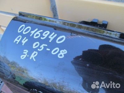 Дверь задняя правая Audi A4 B7 2005-2008