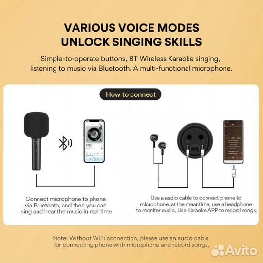 Микрофон Maono MKP100 Rose Gold