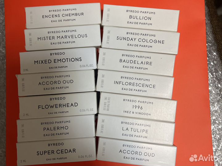 Byredo семпл 2 мл