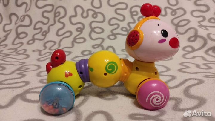 Гусеница интерактивная