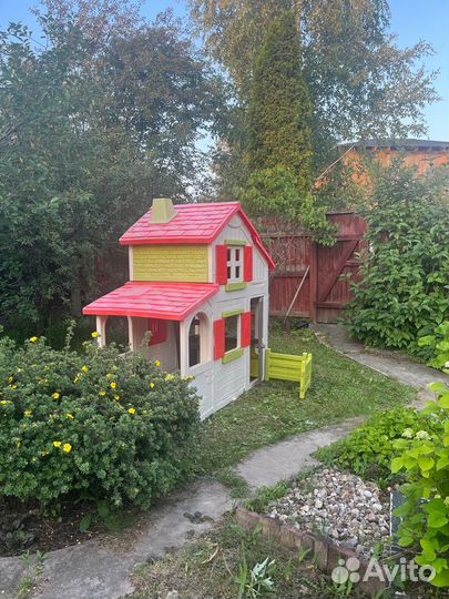 Smoby домик двухэтажный коттедж бу