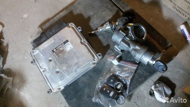 Киа церато 2 блок управления двигателем комплект