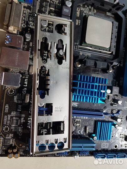 Мат плата Asus AM3 с процессором FX4130 и 8 Gb озу