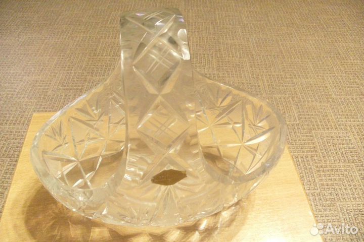 Хрустальная корзинка гдр