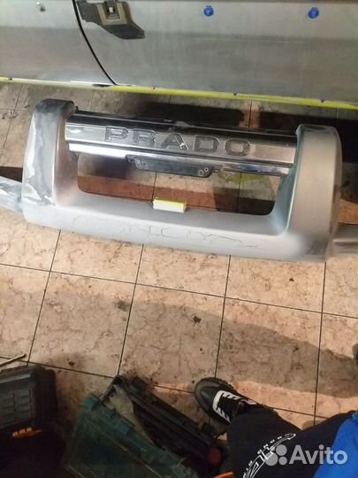 Защита бампера прадо 120
