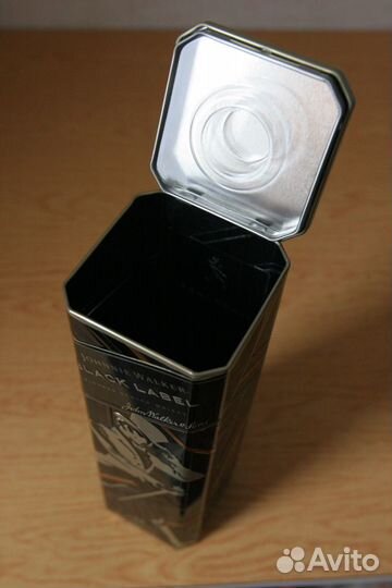 Жестяная коробка от виски black LAB