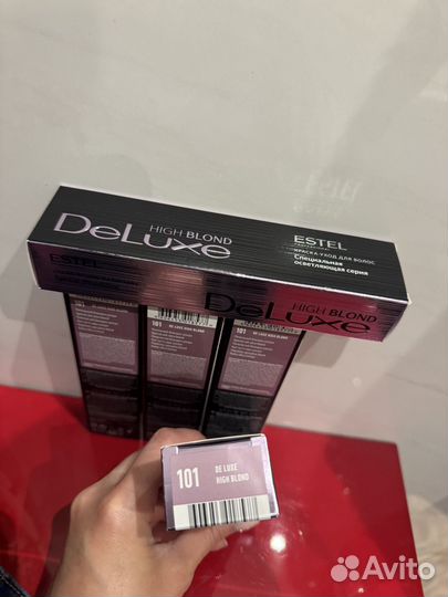 Краска Estel deluxe high blond № 101