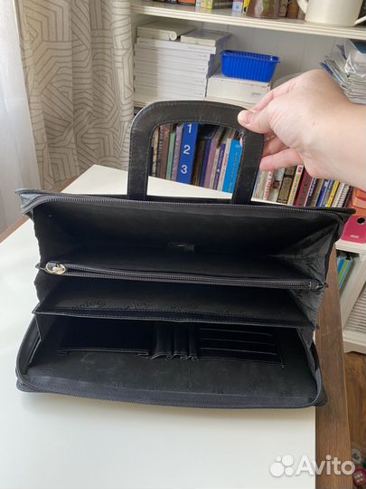 Мужская кожаная папка а4 для документов