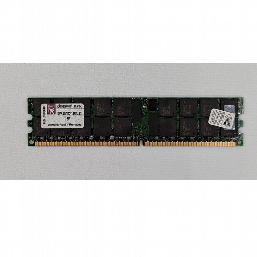 [KVR400D2D4R3/4GI] Модуль Памяти Kingston, Ddr2, 4g