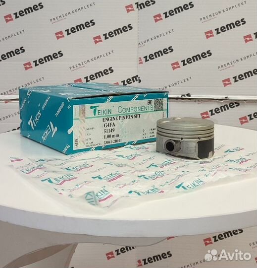 Поршень с пальцем Teikin G4FA Hyundai +1мм