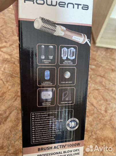Фен щетка rowenta