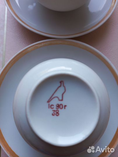 Фарфоровые кофейные пары