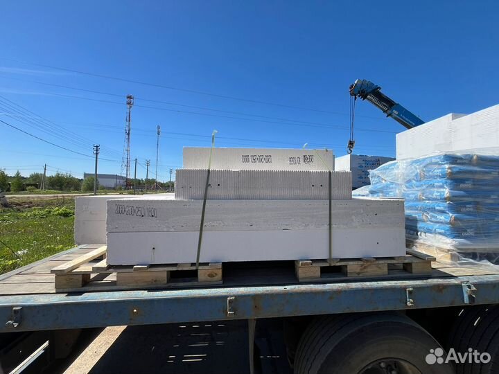 Газобетонный блок 600 250 200 bonolit