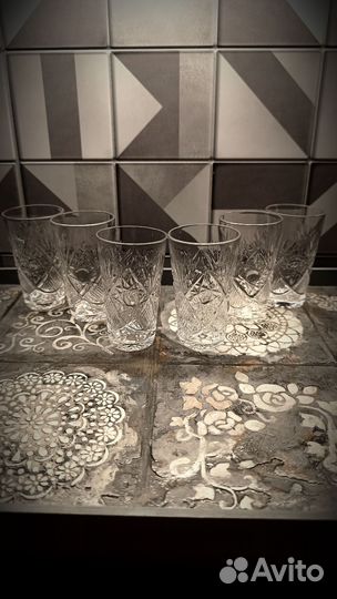 Хрустальные рюмки СССР Винтаж