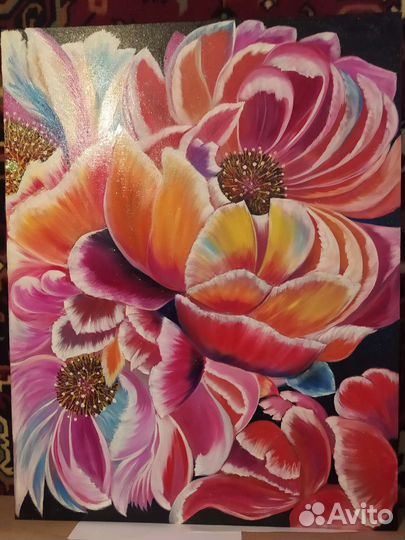 Картина маслом. интерьерная