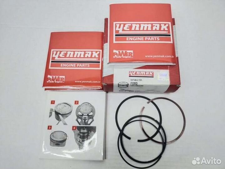 Кольца поршневые STD Ford Focus Fiesta C-Max 1.6i