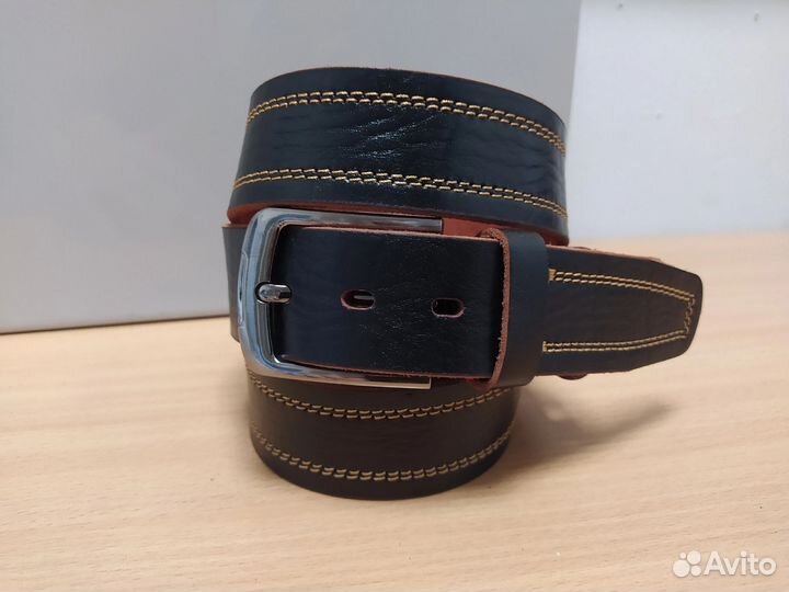 Мужской кожаный ремень. Новый