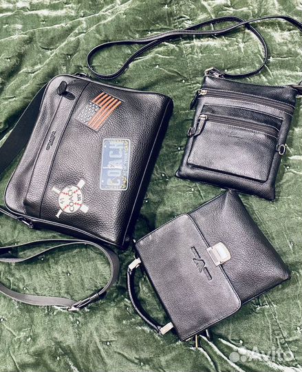 Сумка мужская Coach, Gorgio Armani, Henry мужская