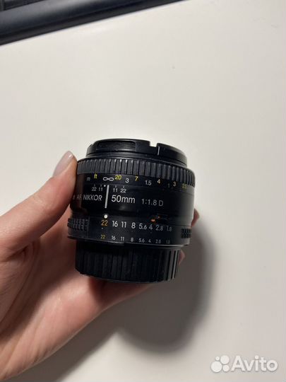 Объектив Nikon 50mm 1.8 Nikkor