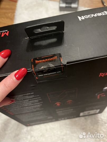 Проводная игровая гарнитура Redragon Muses черный