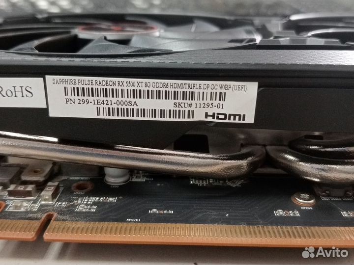 Видеокарта Sapphire pulse Radeon RX 5500 8GB