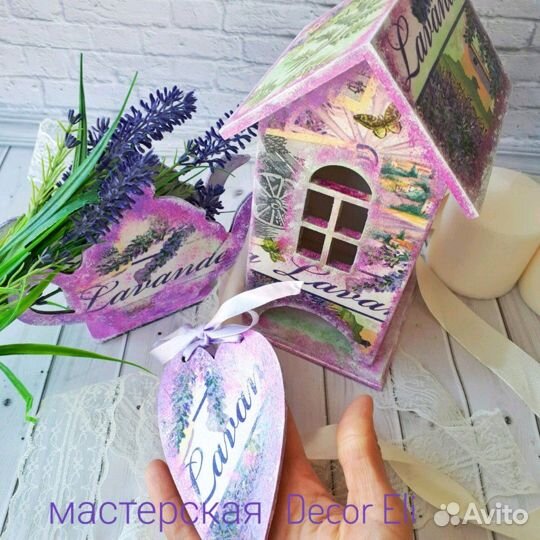 Подарочный набор: чайный домик и салфетница