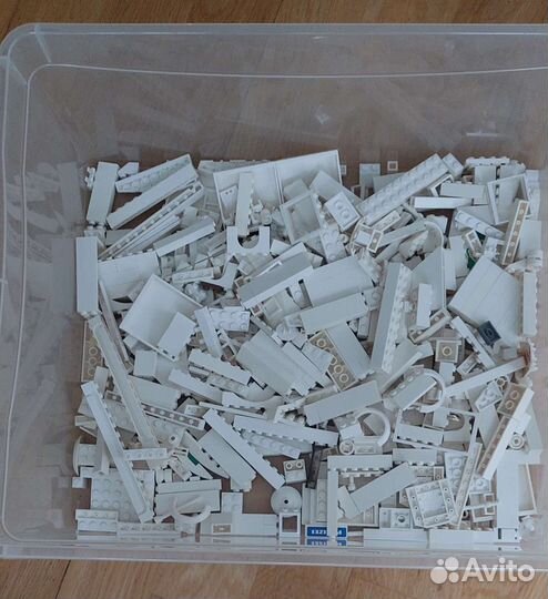 Белое лего на развес