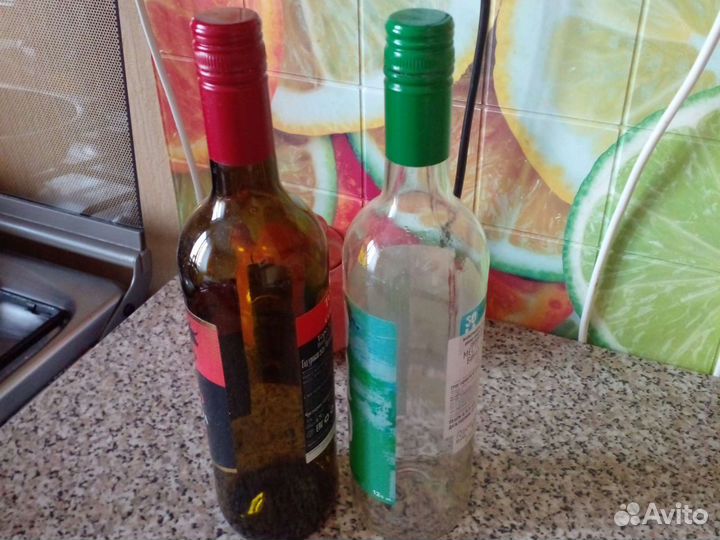 Бутылки графин стекло