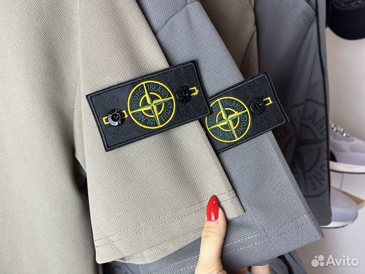 Спортивный костюм Stone Island (шорты + футболка)