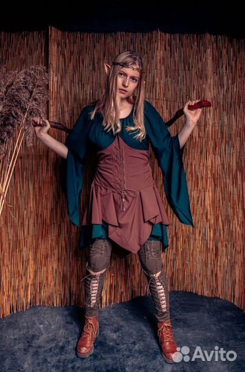 Костюм эльфа с луком и стрелой