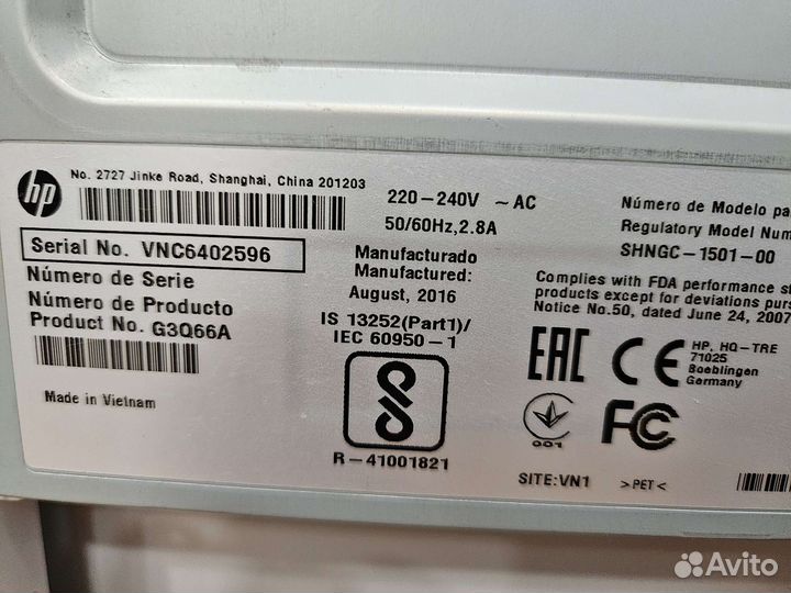 Мфу лазерное HP LaserJet Pro M236sdw