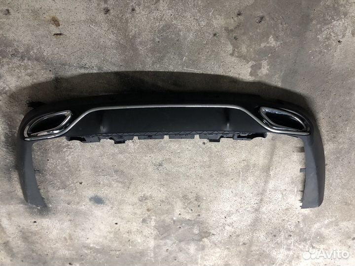 Диффузор задний mercedes cls