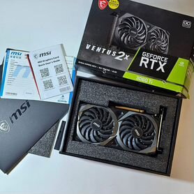 Видеокарта msi rtx 3060 ti ventus 2x (LHR)