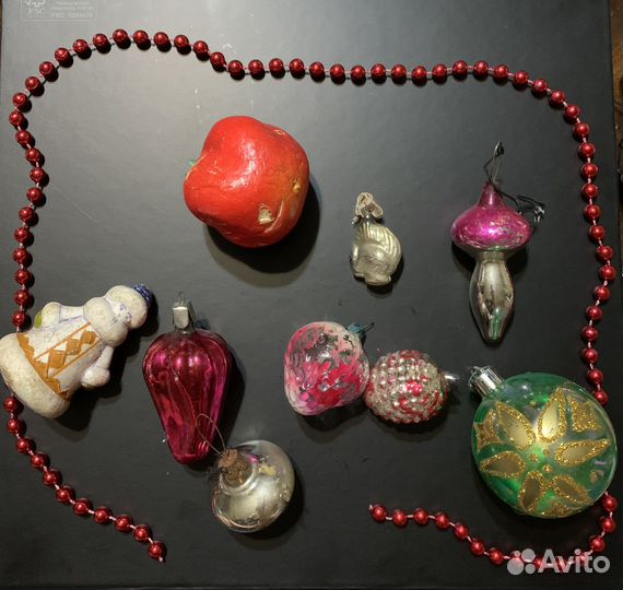 Елочные игрушки СССР Большой лот в реставрацию