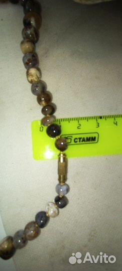 Агат моховой натуральный природный ручная работа