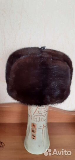 Норковая шапка мужская 58размер