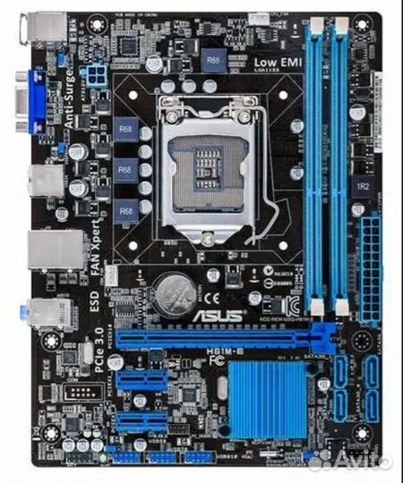 Материнская плата Asus H61mk lga1155, i5 3.30, 16g