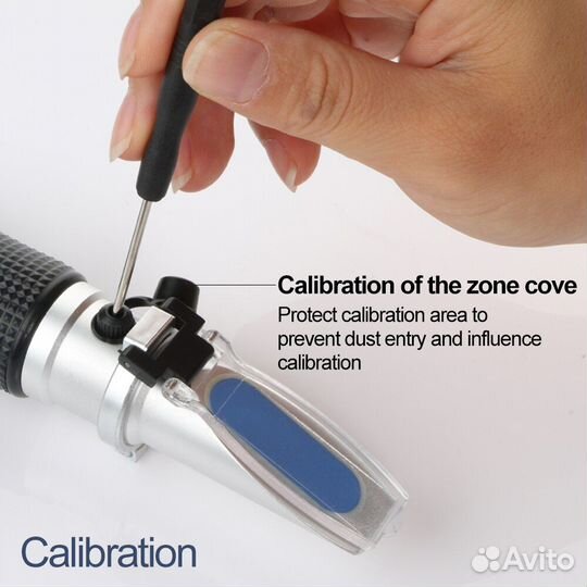 Рефрактометр для определения спирта 0-80 - Новый