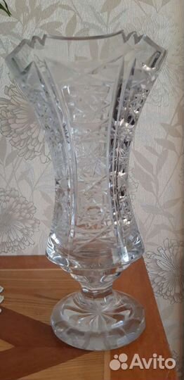 Ваза хрустальная большая СССР