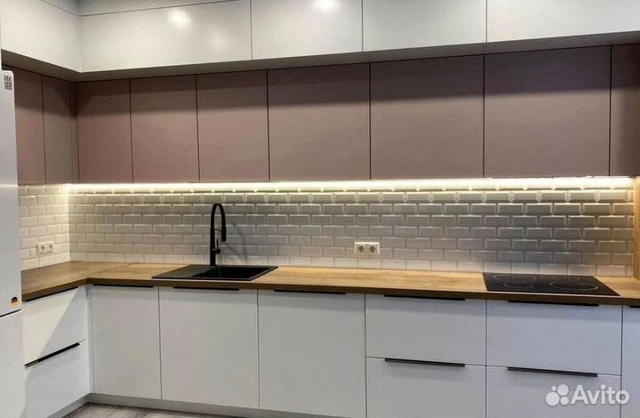 Современная кухня на заказ мдф фасады