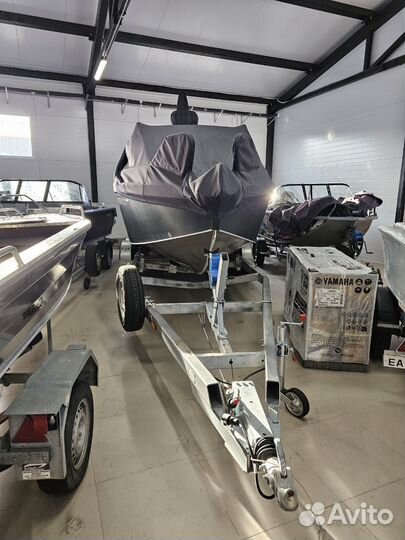 Новый катер voyager 800 Cabin с прицепом