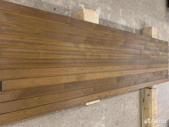 Вагонка Термо береза для бани, сауны. Софтлайн