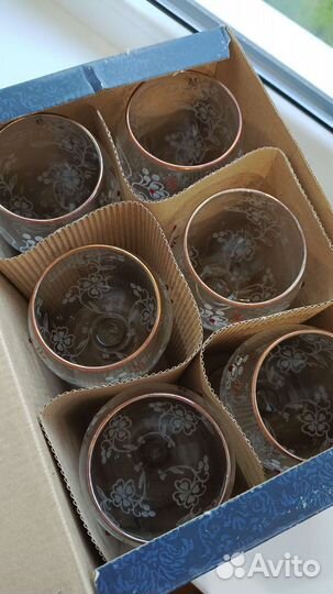 Бокалы Набор Гусь хрустальный