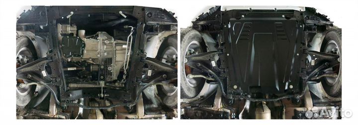 Защита картера Renault Logan